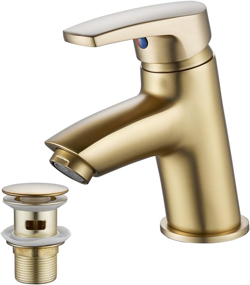 Baterie Lavoar Aurie Monocomandă