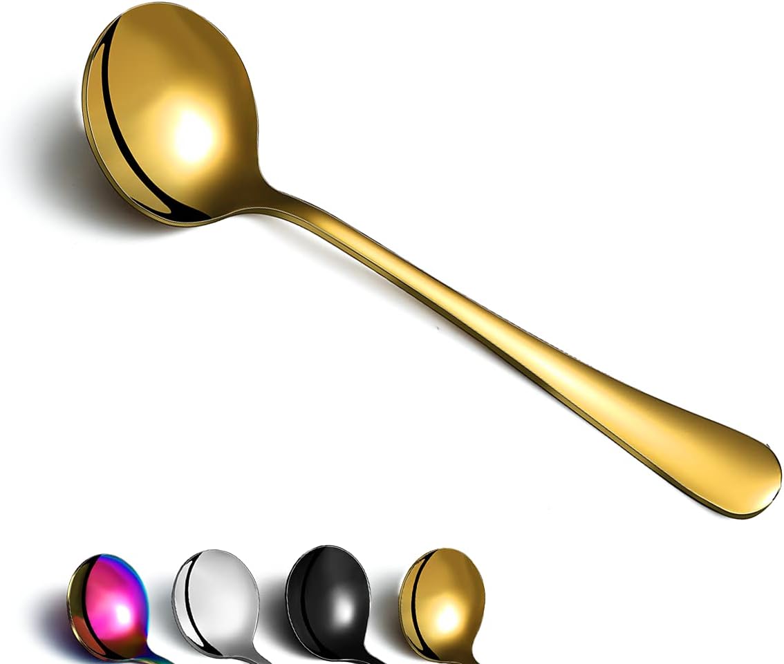 Set Linguri Supă Aurii