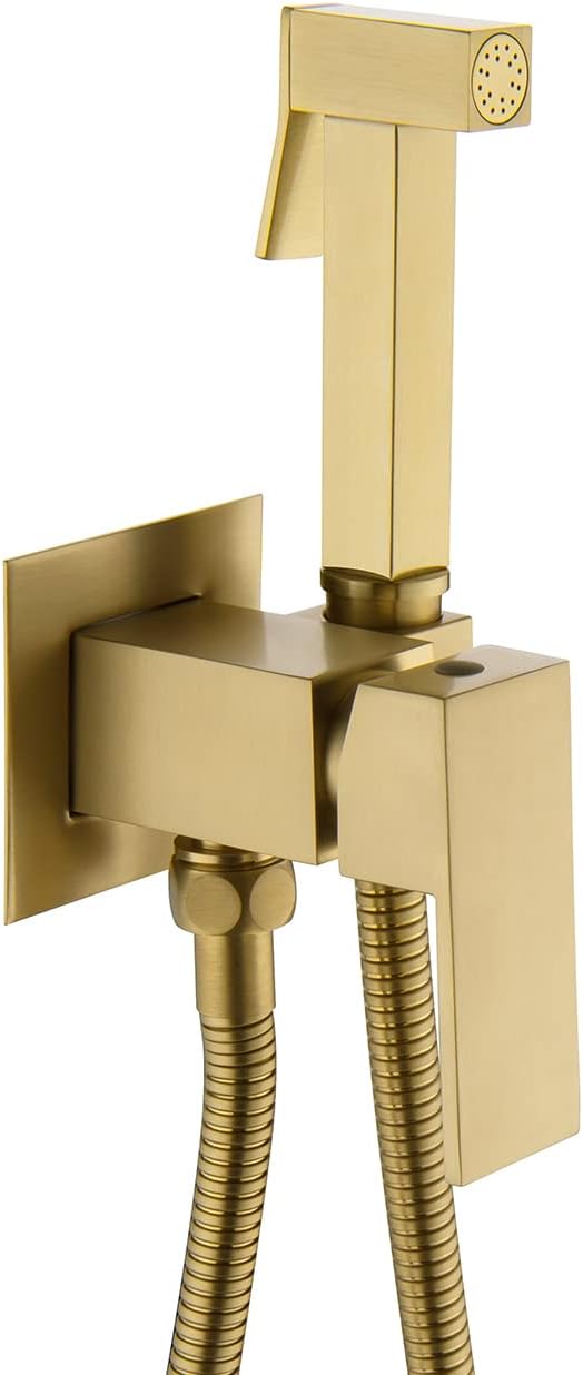 Set Duș Bideu Încorporat Auriu