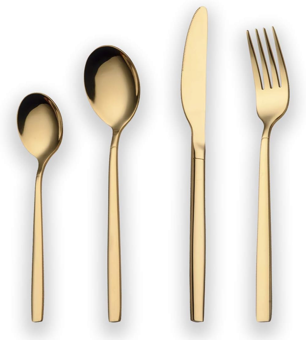 Set Tacâmuri Inox Auriu