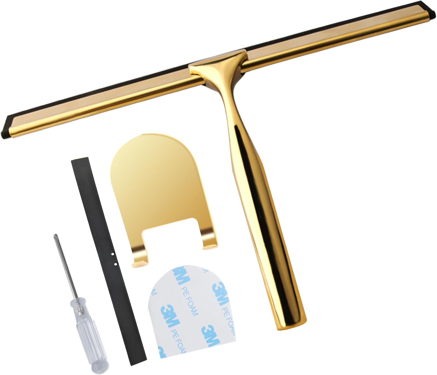 Racletă Duș Inox Auriu