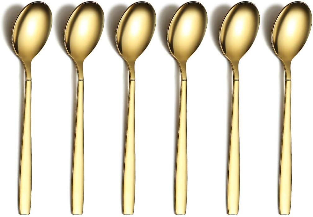 Lingurițe Aurii Desert Inox