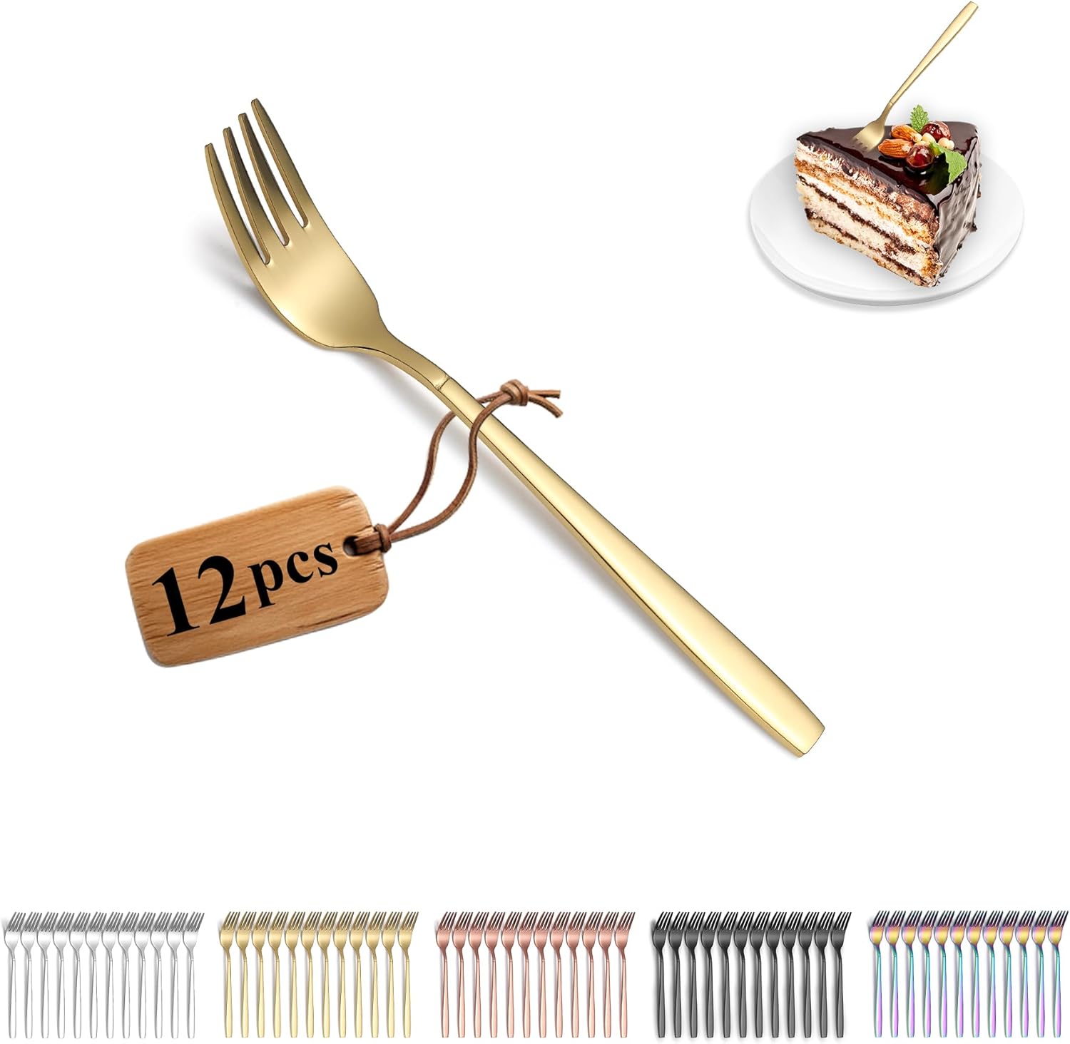 Set Furculițe Desert Titan Aurii