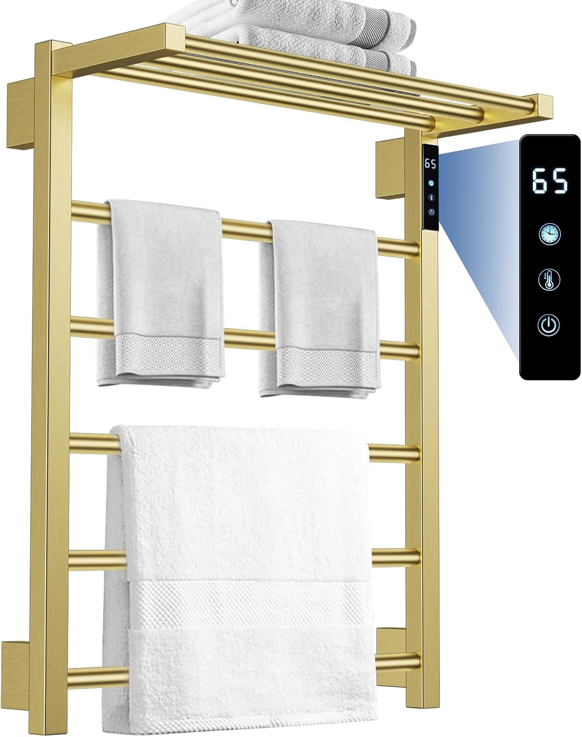 Uscător electric de Prosoape baie Electric Auriu