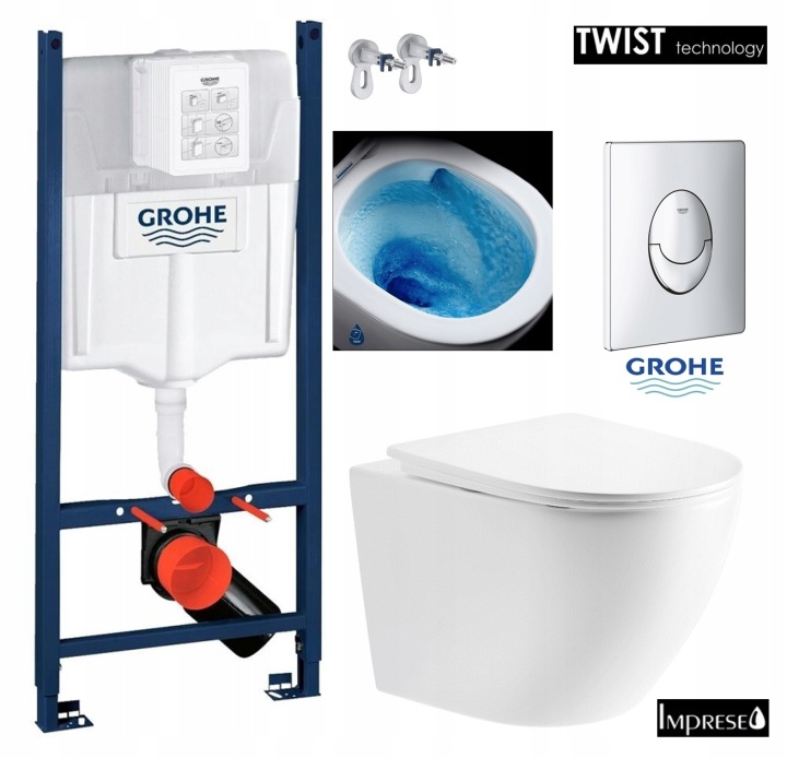 Set rezervor încastrat pentru toaletă GROHE Rapid SL Project