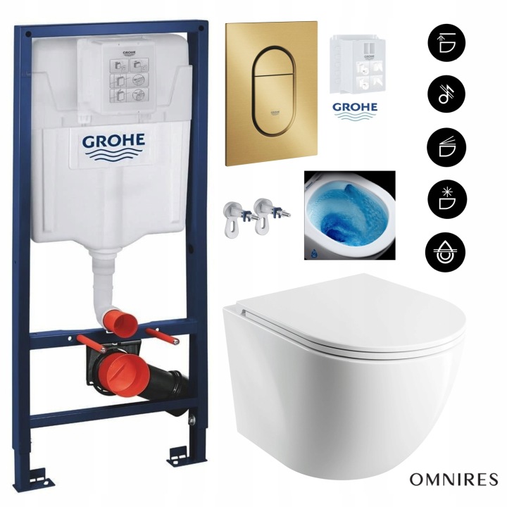 GROHE Rapid SL 38528001 set încastrat pentru WC, 113 cm