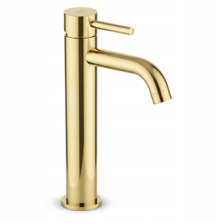 Baterie pentru lavoar înaltă REA Lungo, aurie