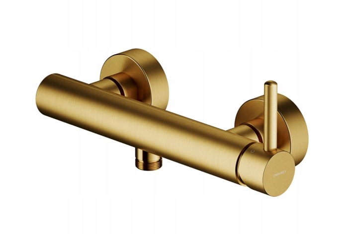 Baterie de duș OMNIRES Y Y1240GLB, auriu periat