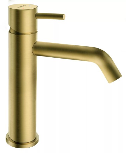 Baterie lavoar stativă FERRO Circulus auriu periat