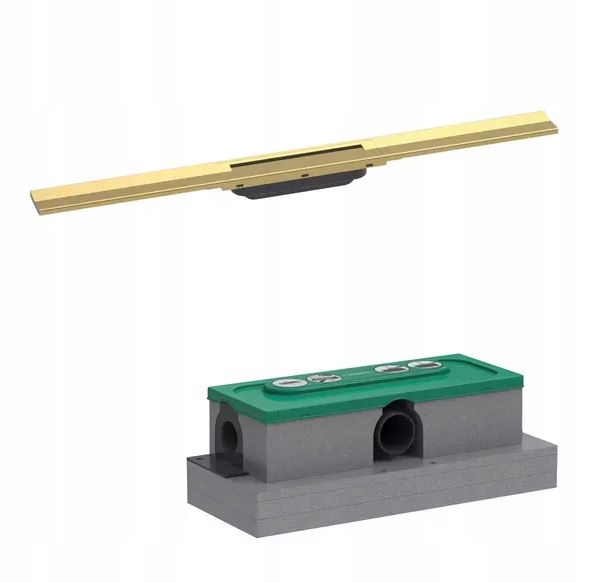 Rigolă de duș liniară HANSgrohe RainDrain Flex cu sistem uBox Universal – 80 cm