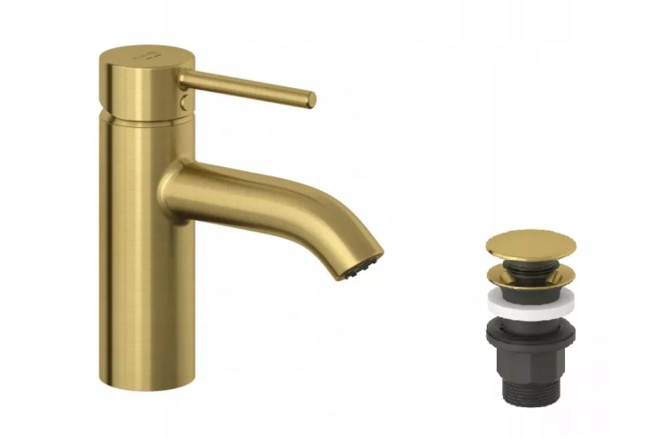 Baterie lavoar KLUDI Bozz, auriu periat