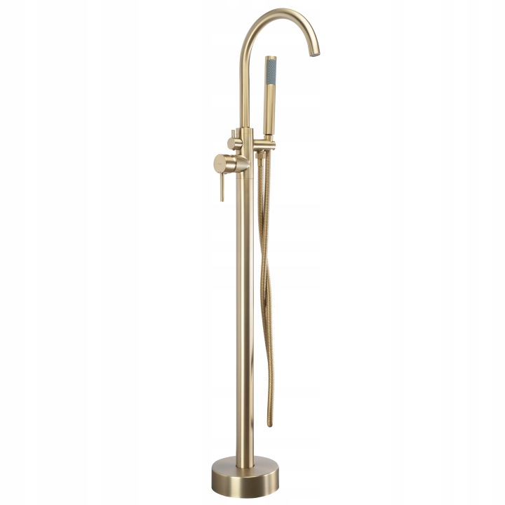 REA baterie de cadă freestanding Lungo auriu periat